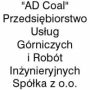 LOGO - AD COAL Przedsiębiorstwo Usług Górniczych i Robót Inżynieryjnych Spółka z o.o.