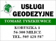 LOGO - Usługi Geodezyjne Tomasz Tyszkiewicz